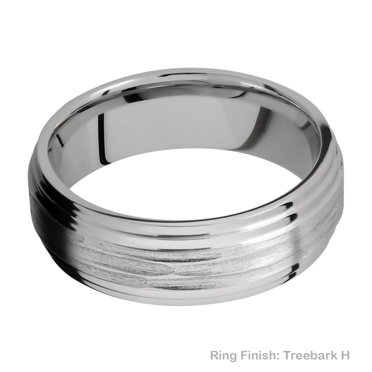 Lashbrook 7F2S Titanium Wedding Ring or Band Alternative View 11