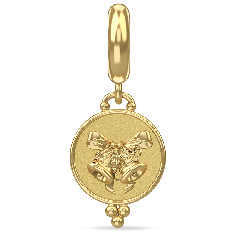 Endless Jewelry Jingle Bells Coin Gold Plated Charm 53440-3