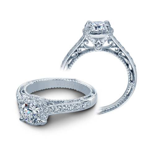 Verragio Venetian-5015R Platinum Engagement Ring