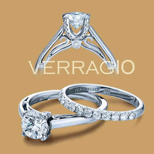 Verragio 14 Karat Couture-0388 Engagement Ring