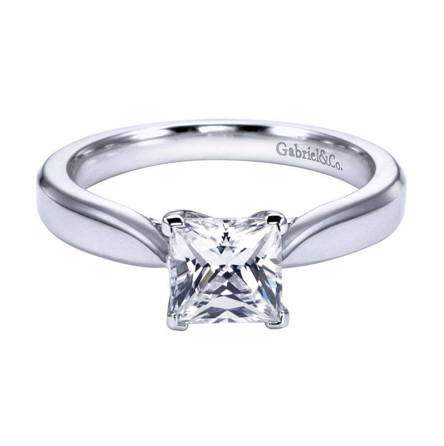 Gabriel Platinum Contemporary Engagement Ring ER6596PTJJJ