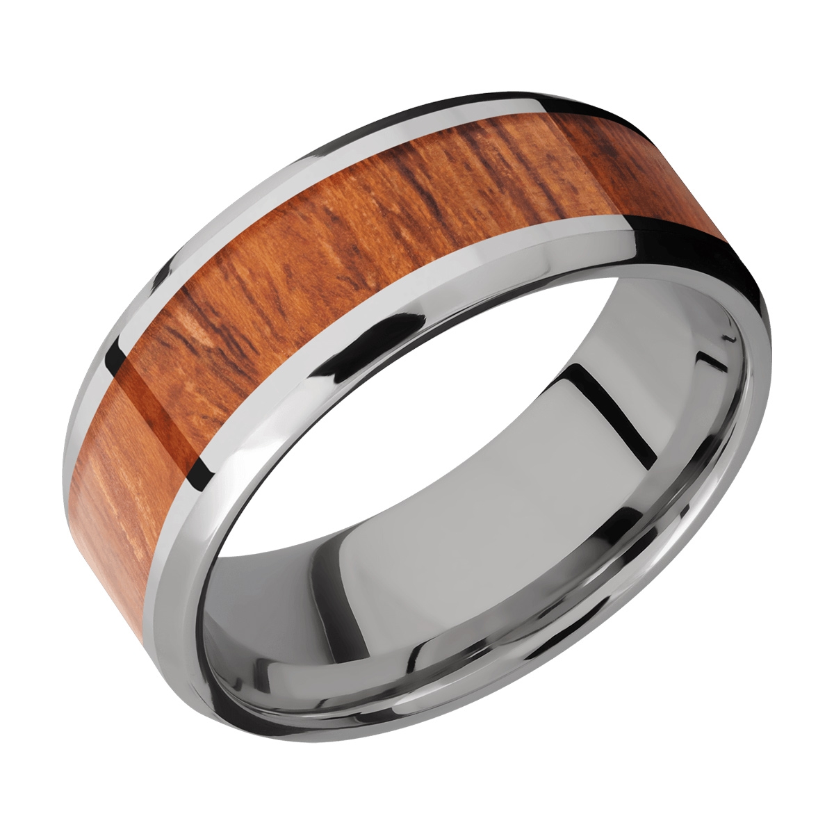 Lashbrook 8B15(NS)/HARDWOOD Titanium Wedding Ring or Band
