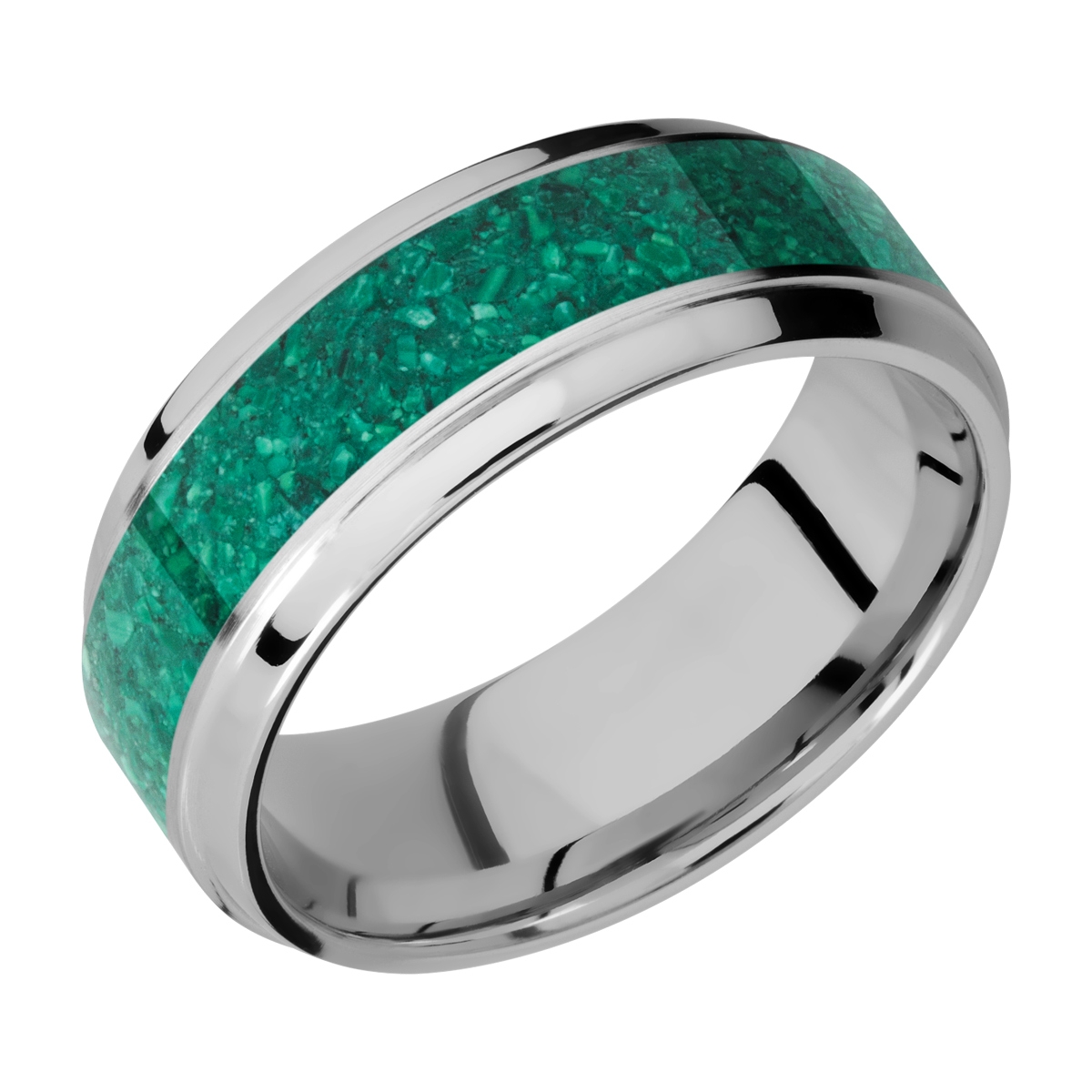 Lashbrook 8B15(S)/MOSAIC Titanium Wedding Ring or Band
