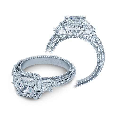 Verragio Venetian-5063P Platinum Engagement Ring