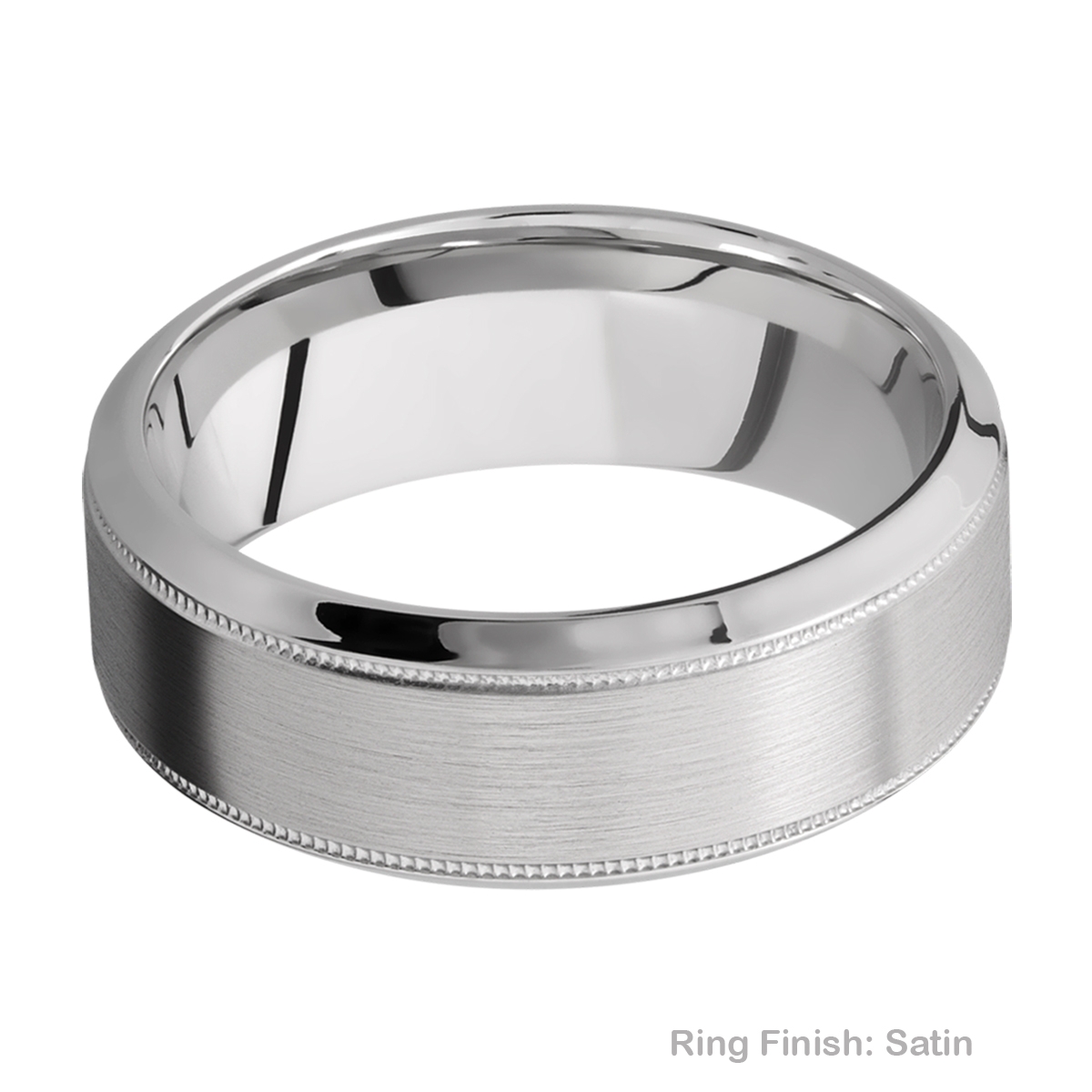 Lashbrook 8HB2UMIL Titanium Wedding Ring or Band
