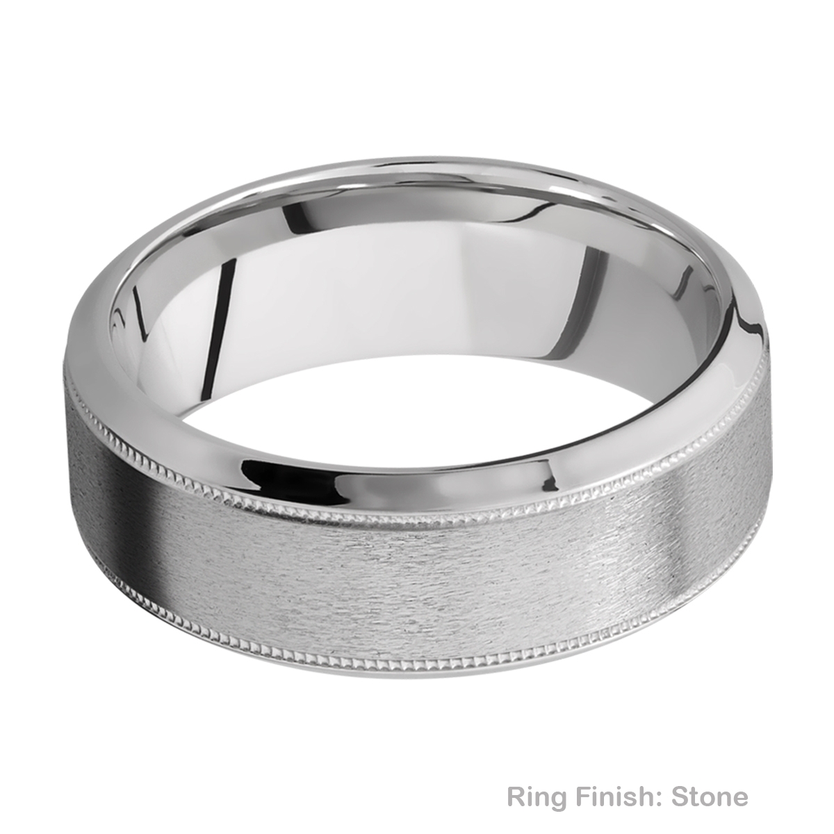 Lashbrook 8HB2UMIL Titanium Wedding Ring or Band