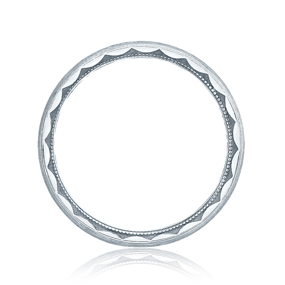 106-6B Platinum Tacori Sculpted Crescent Wedding Ring Alternative View 1