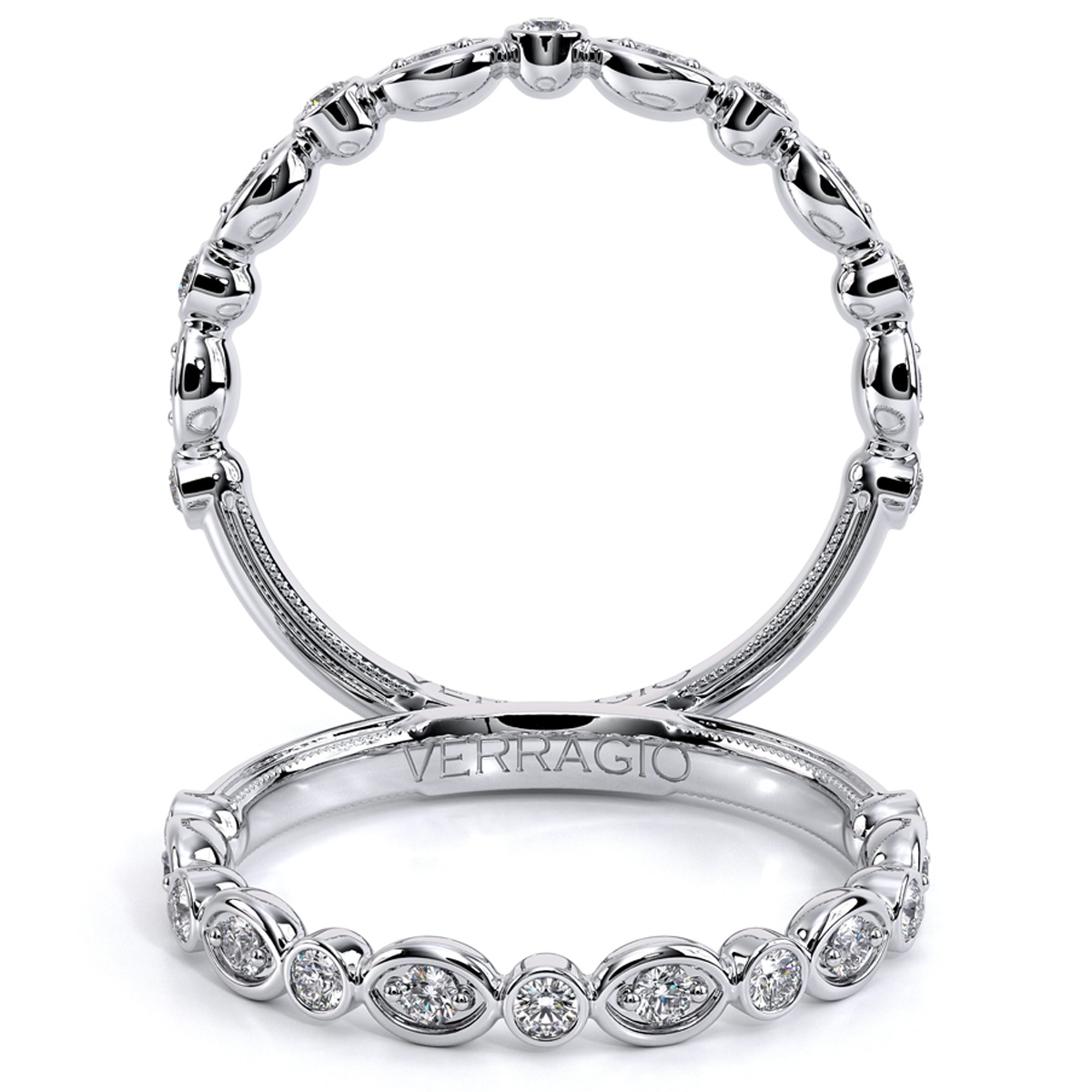 Verragio Renaissance-977W 18 Karat Wedding Ring / Band | TQ Diamonds
