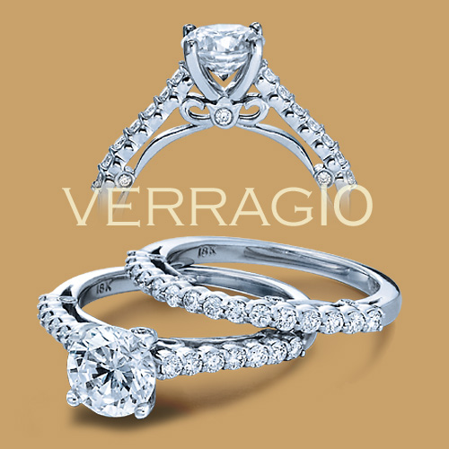 Verragio 14 Karat Couture-0385M Engagement Ring Alternative View 1