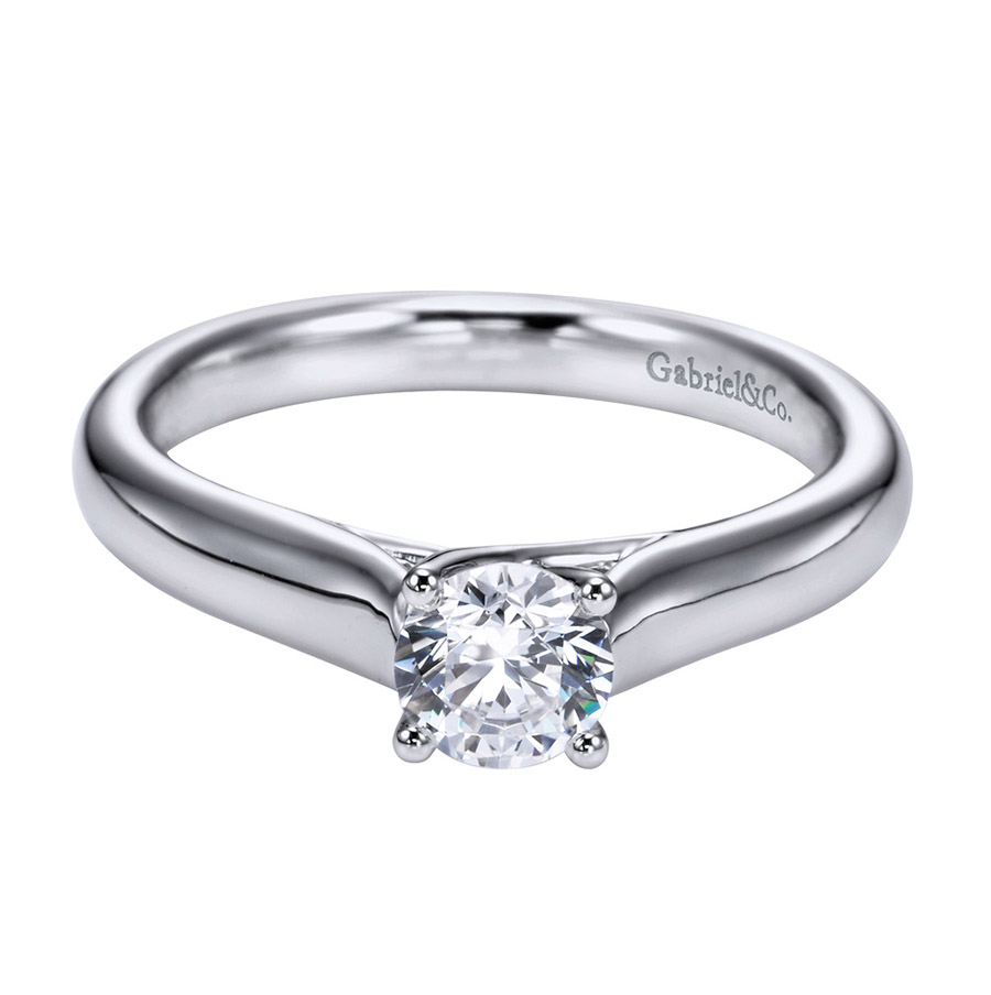 Gabriel Platinum Contemporary Engagement Ring ER6599PTJJJ