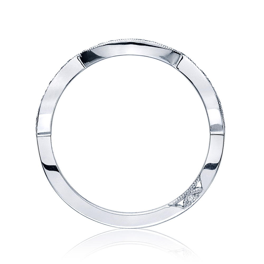 2565B-1 Platinum Tacori Ribbon Diamond Wedding Ring Alternative View 1