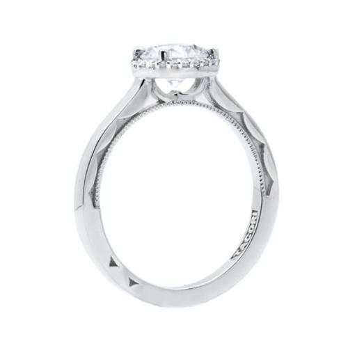 Simply Tacori 18 Karat Diamond Solitaire Engagement Ring 49RD65