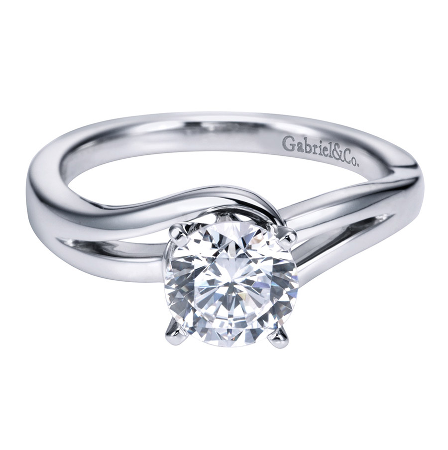 Gabriel Platinum Contemporary Engagement Ring ER6680PTJJJ