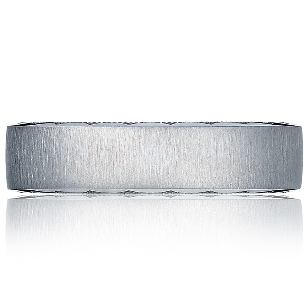 105-6S Platinum Tacori Sculpted Crescent Wedding Ring