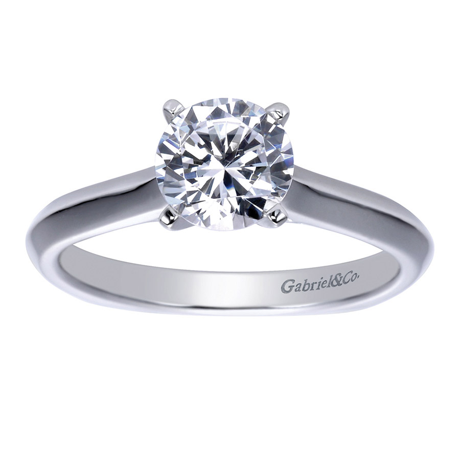 Gabriel Platinum Contemporary Engagement Ring ER8177PTJJJ