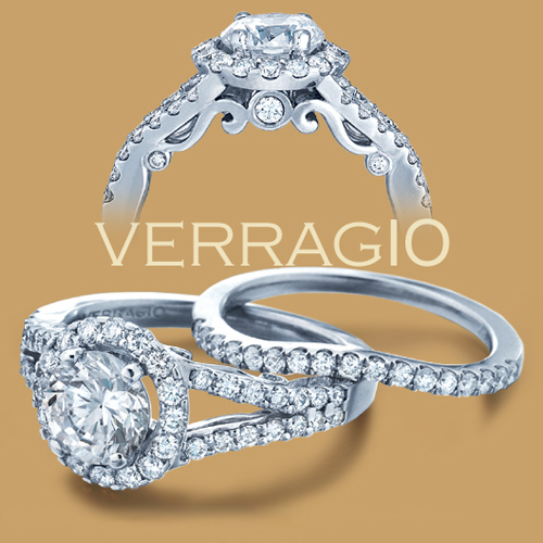Verragio 14 Karat Insignia-7010R Engagement Ring Alternative View 1