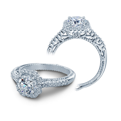 Verragio Venetian-5024 Platinum Engagement Ring