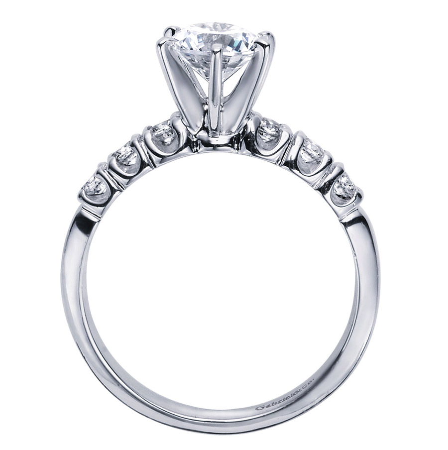 Gabriel Platinum Contemporary Engagement Ring ER1718PT3JJ