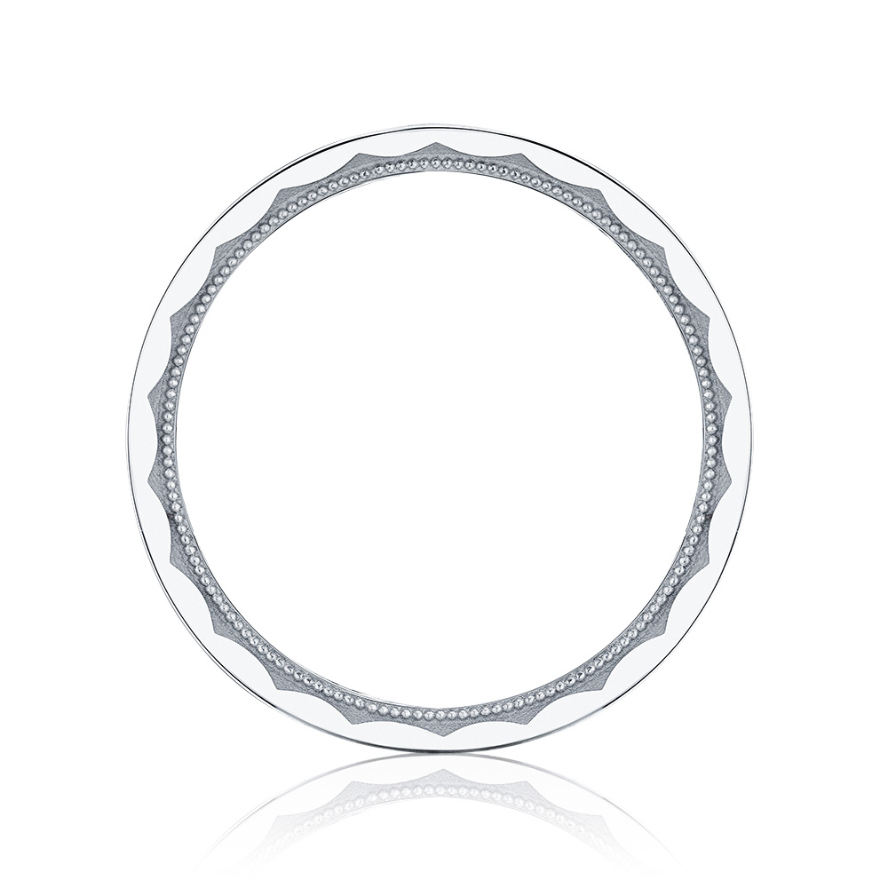 110-6D Platinum Tacori Sculpted Crescent Diamond Wedding Ring Alternative View 1