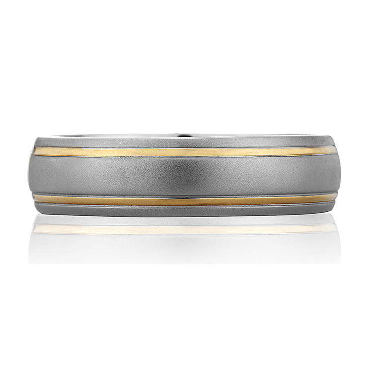 A Jaffe Classic Platinum Wedding Ring BB0008