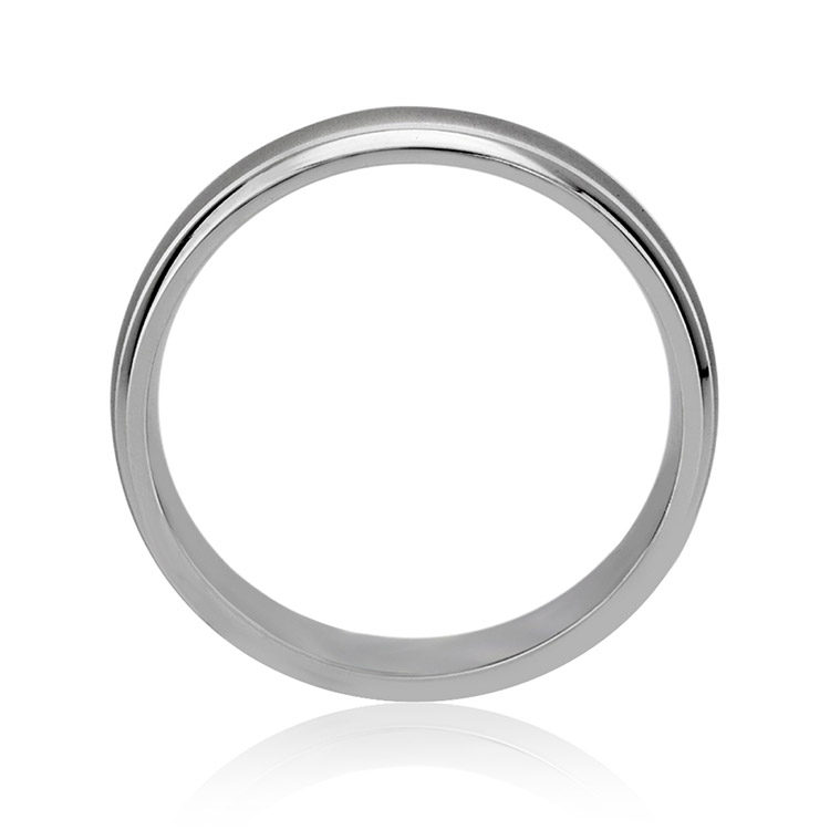 A Jaffe Classic Platinum Wedding Ring BB0009 Alternative View 1