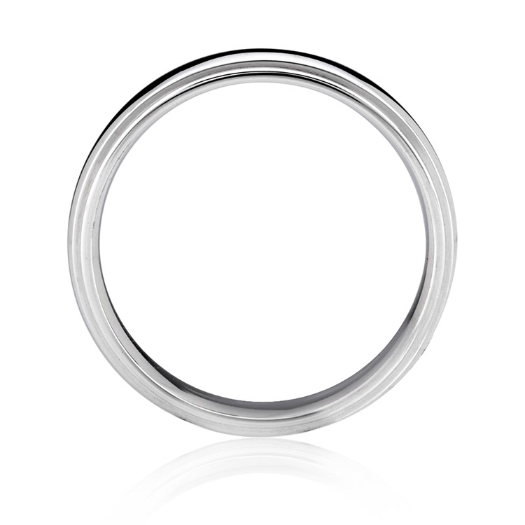 A Jaffe Classic Platinum Wedding Ring BB0089 Alternative View 1