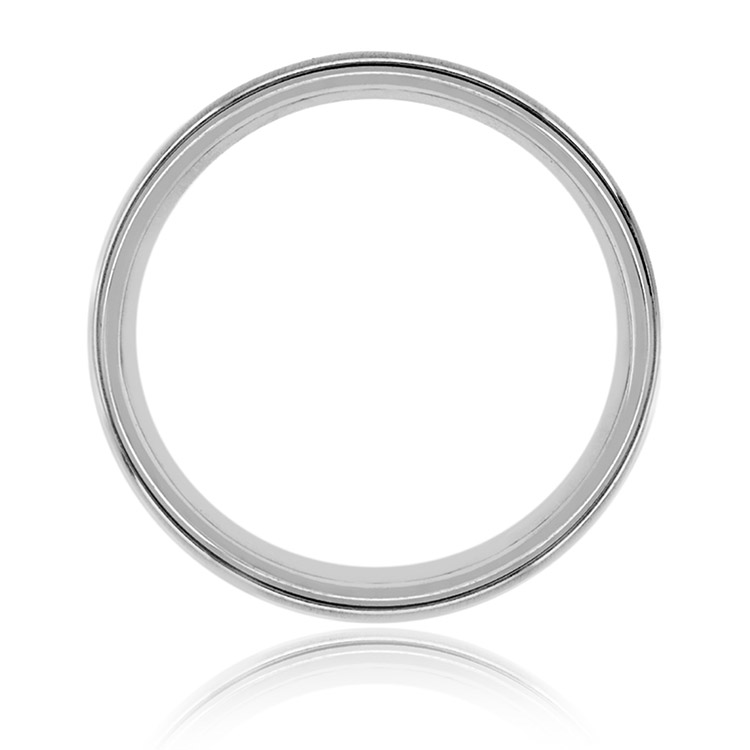 A Jaffe Classic Platinum Wedding Ring BR4609