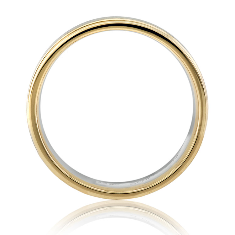 A Jaffe Classic Platinum Wedding Ring BR4627 Alternative View 1