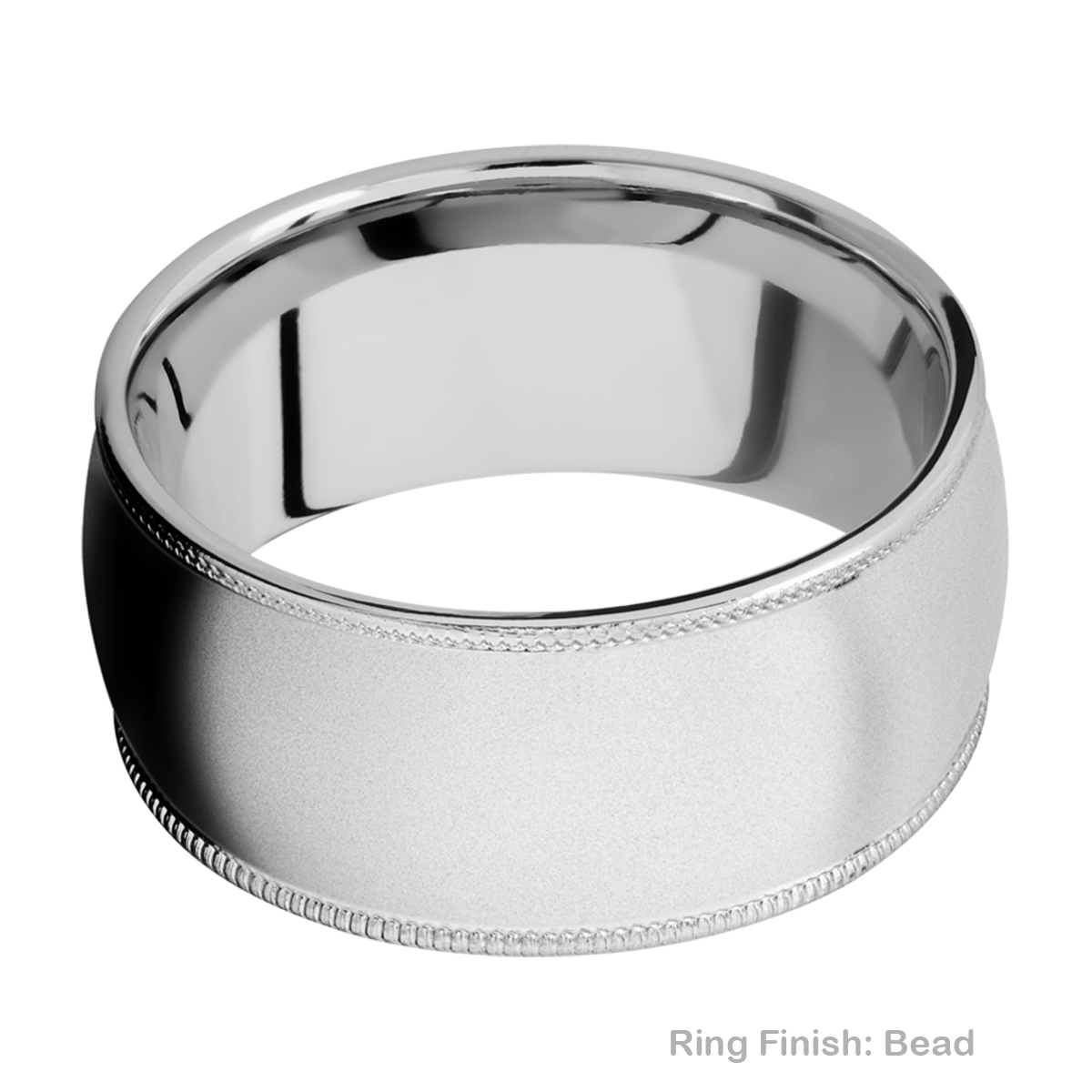 Lashbrook CC10DMIL Cobalt Chrome Wedding Ring or Band Alternative View 2