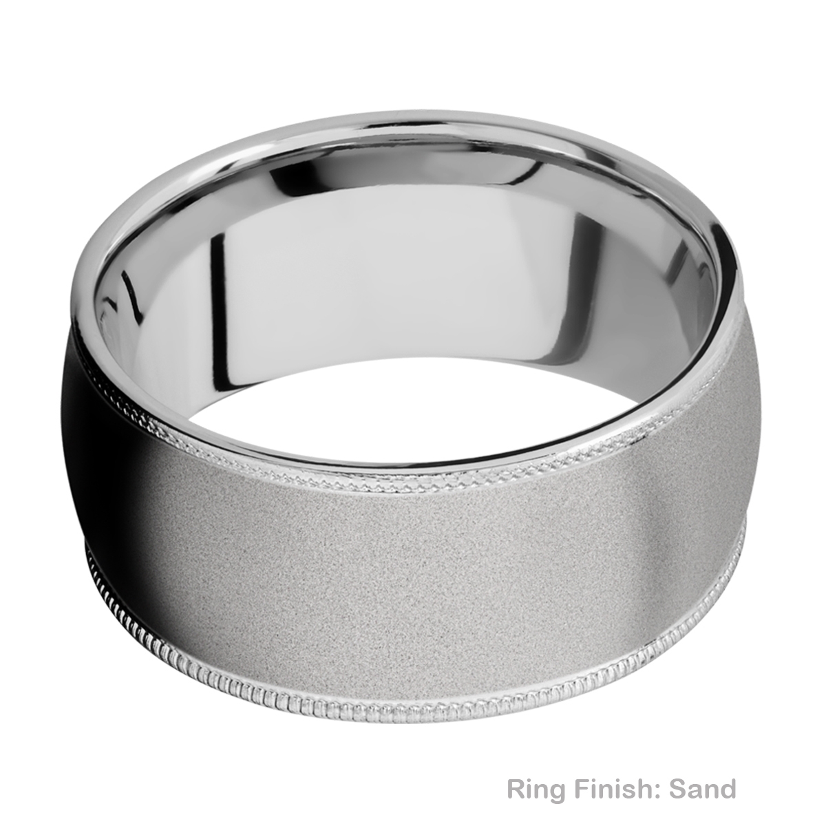 Lashbrook CC10DMIL Cobalt Chrome Wedding Ring or Band Alternative View 4