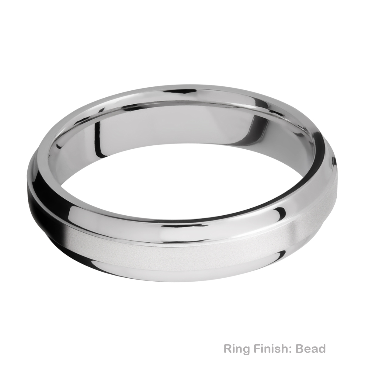 Lashbrook CC5B(S) Cobalt Chrome Wedding Ring or Band Alternative View 3