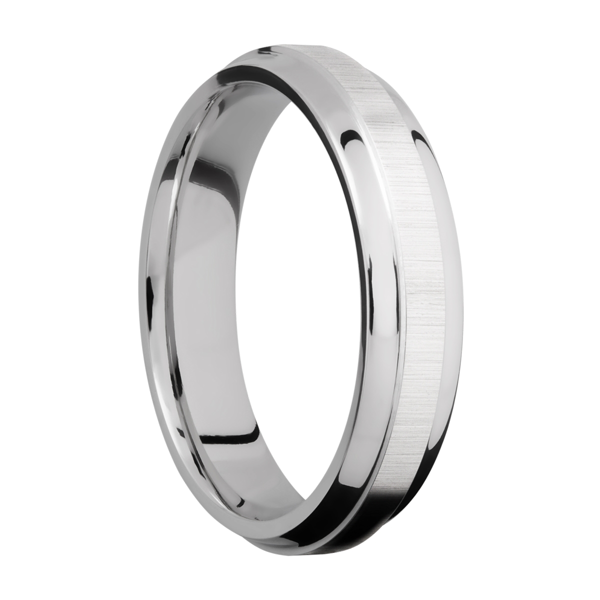 Lashbrook CC5B(S) Cobalt Chrome Wedding Ring or Band Alternative View 1