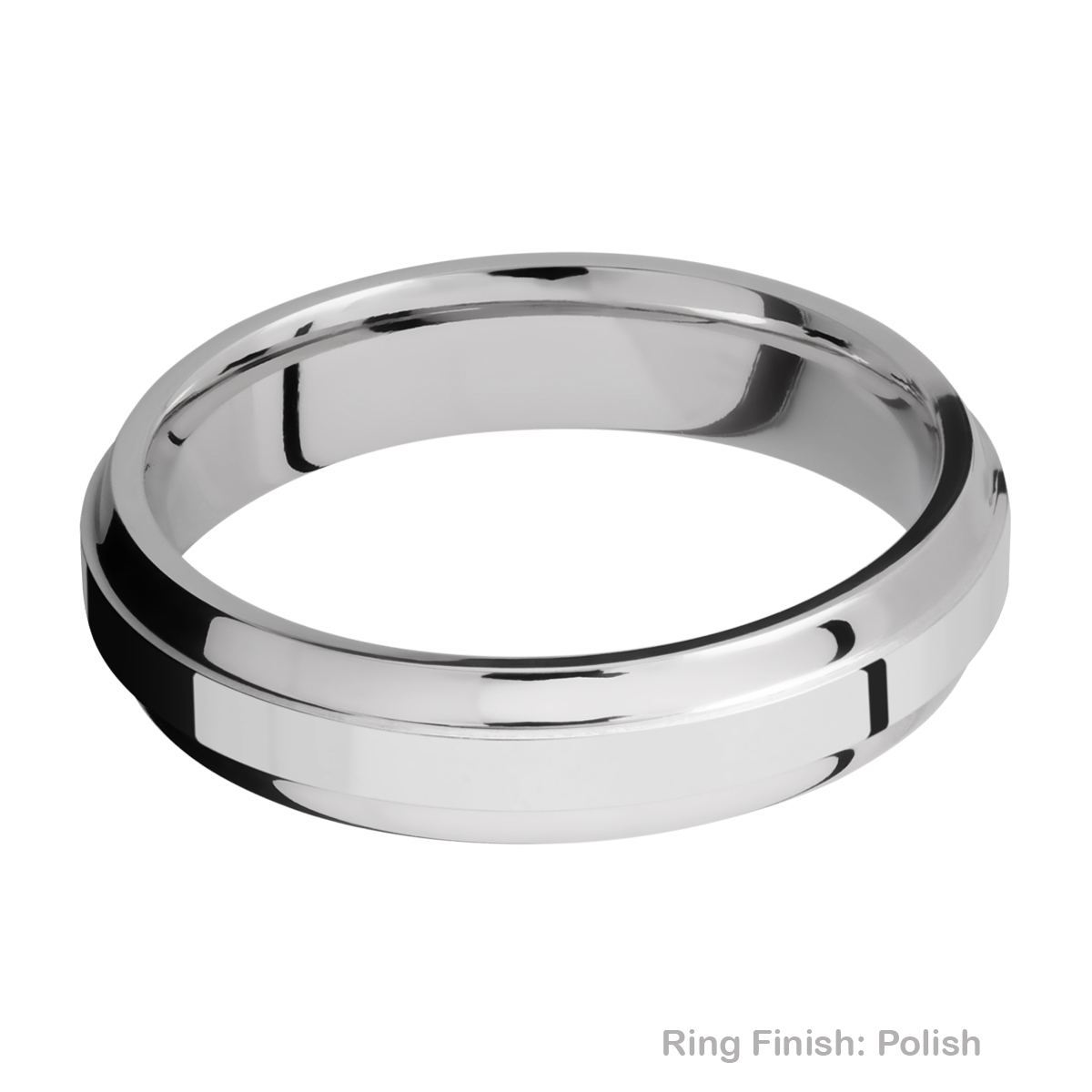 Lashbrook CC5B(S) Cobalt Chrome Wedding Ring or Band Alternative View 4