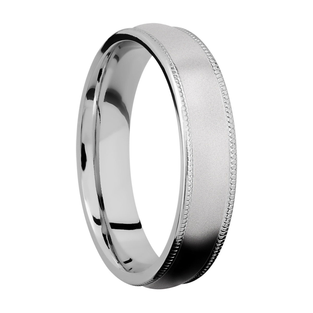 Lashbrook CC5DMIL Cobalt Chrome Wedding Ring or Band Alternative View 1