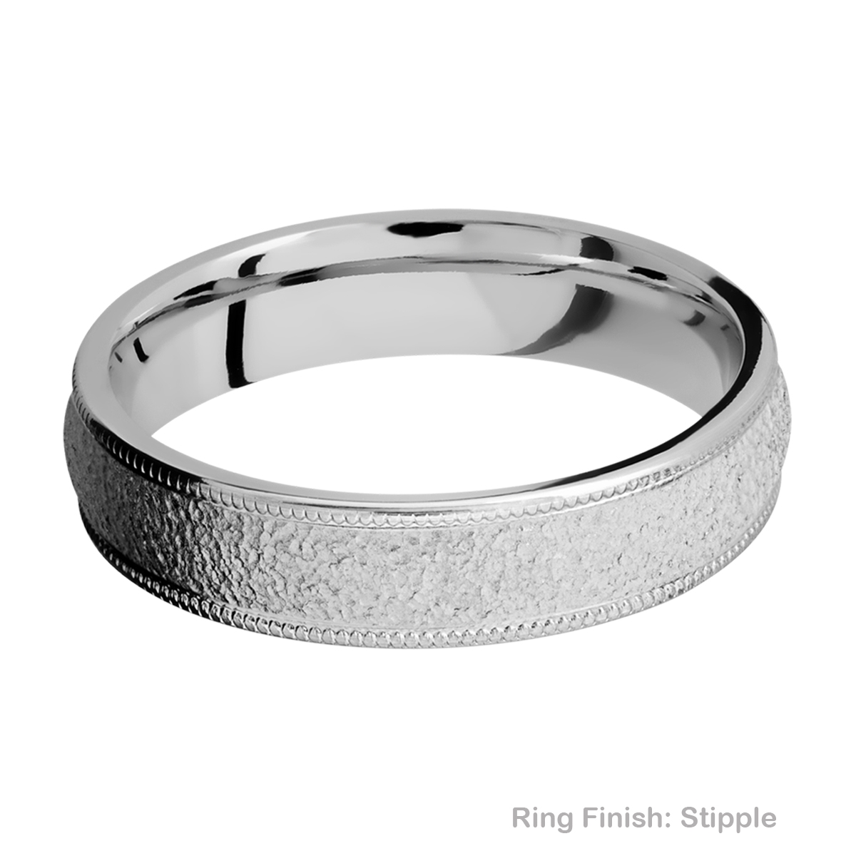 Lashbrook CC5DMIL Cobalt Chrome Wedding Ring or Band Alternative View 11