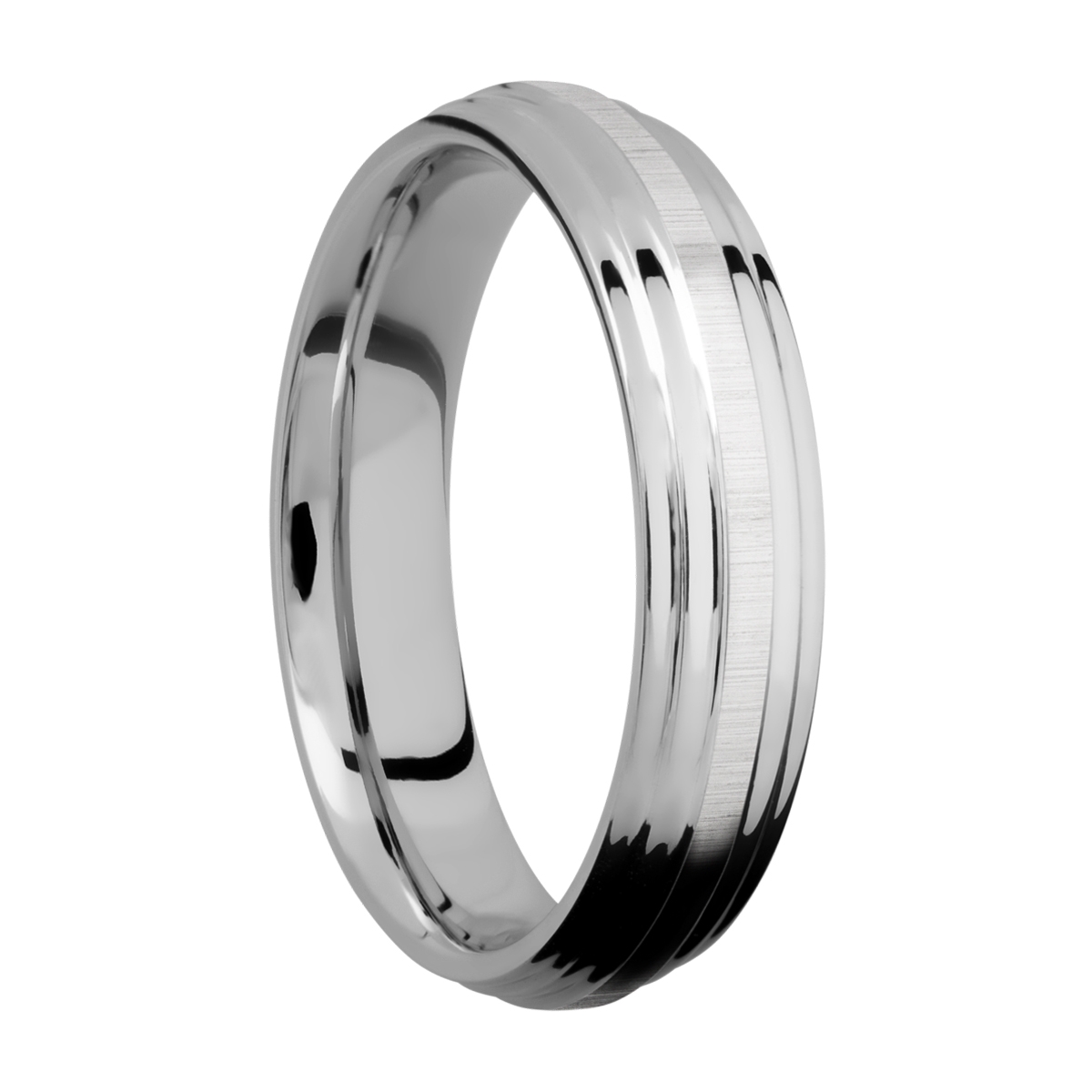 Lashbrook CC5F2S Cobalt Chrome Wedding Ring or Band Alternative View 1