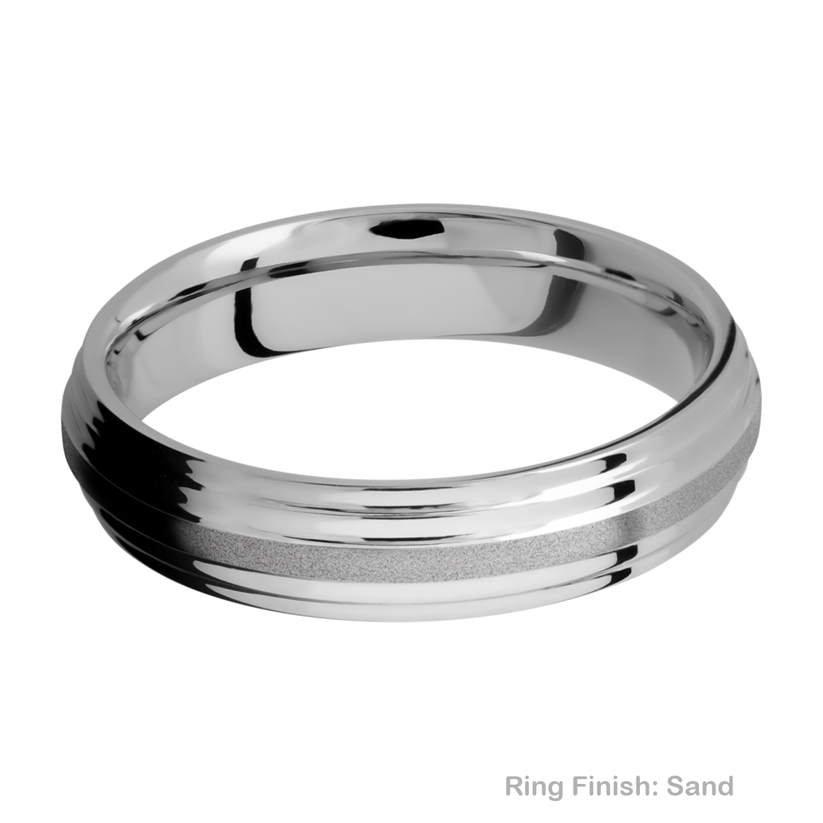 Lashbrook CC5F2S Cobalt Chrome Wedding Ring or Band Alternative View 5