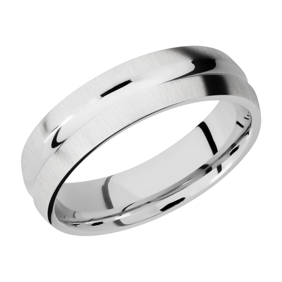 Lashbrook CC6DC Cobalt Chrome Wedding Ring or Band