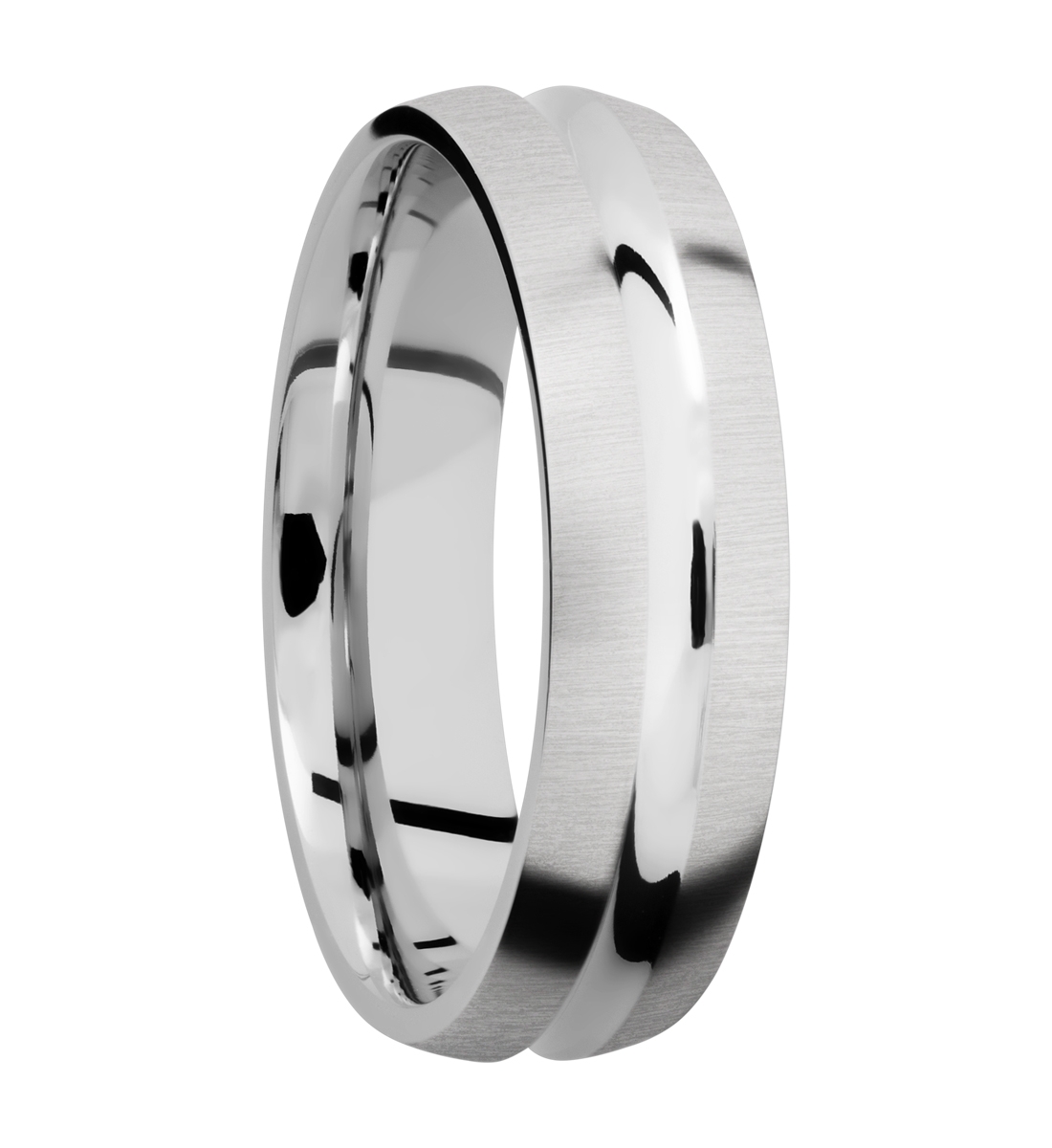 Lashbrook CC6DC Cobalt Chrome Wedding Ring or Band Alternative View 1