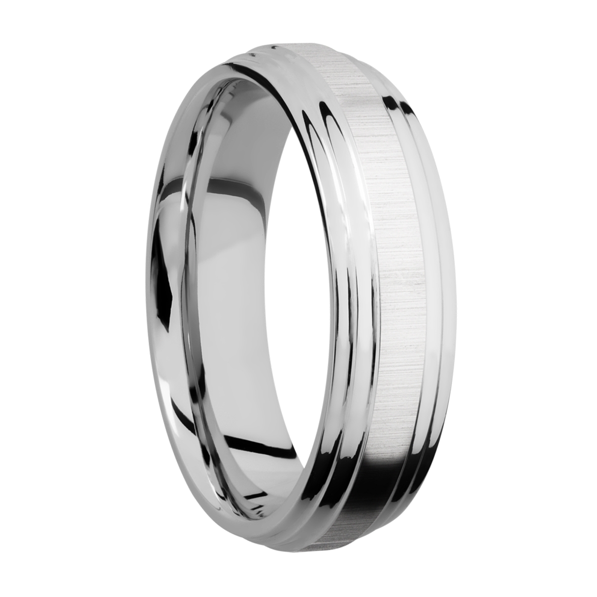 Lashbrook CC6F2S Cobalt Chrome Wedding Ring or Band Alternative View 1