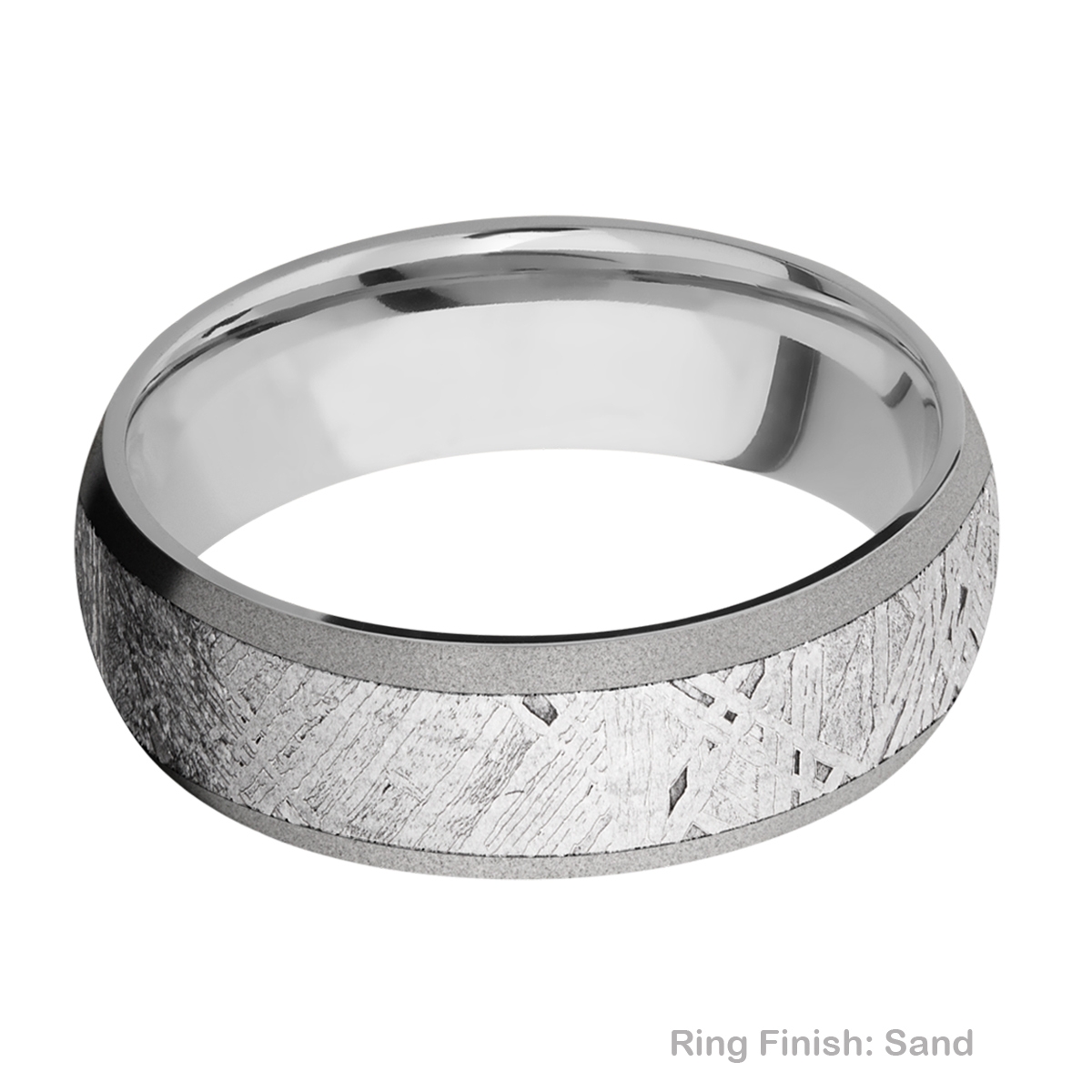 Lashbrook CC7D15/METEORITE Cobalt Chrome Wedding Ring or Band Alternative View 4