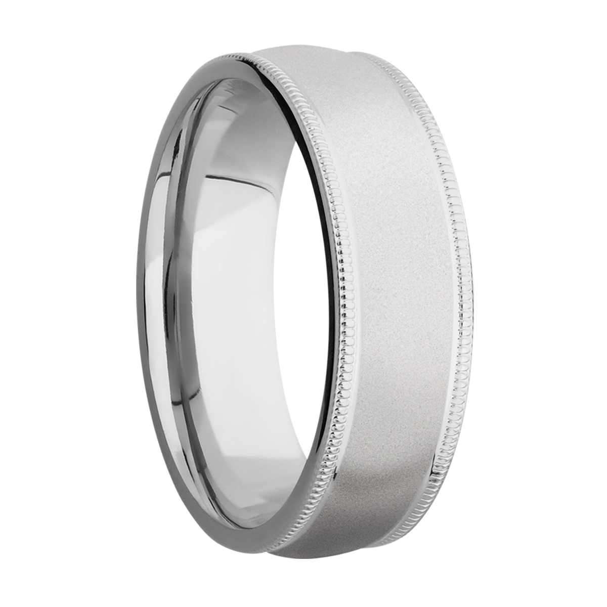 Lashbrook CC7DMIL Cobalt Chrome Wedding Ring or Band