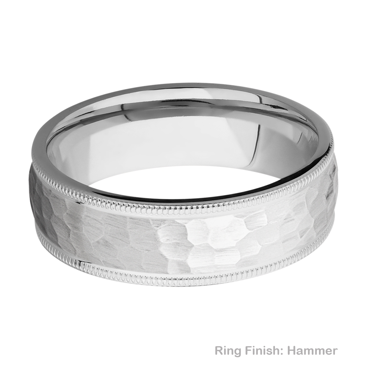 Lashbrook CC7DMIL Cobalt Chrome Wedding Ring or Band Alternative View 8