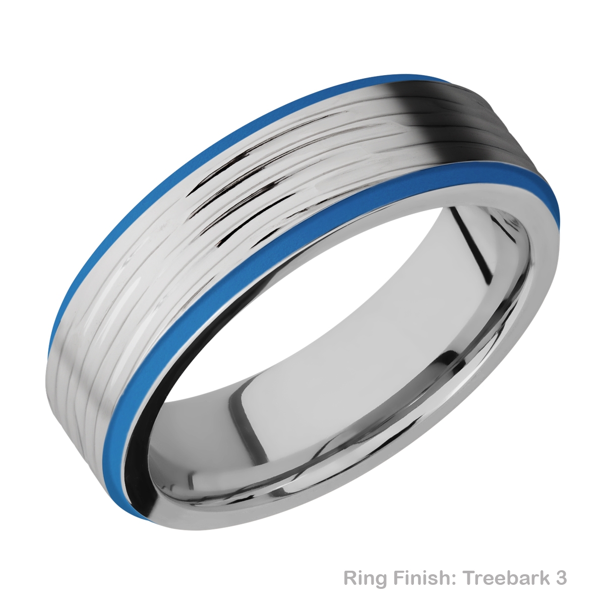 Lashbrook CC7FGE21EDGE/A/CERAKOTE Cobalt Chrome Wedding Ring or Band
