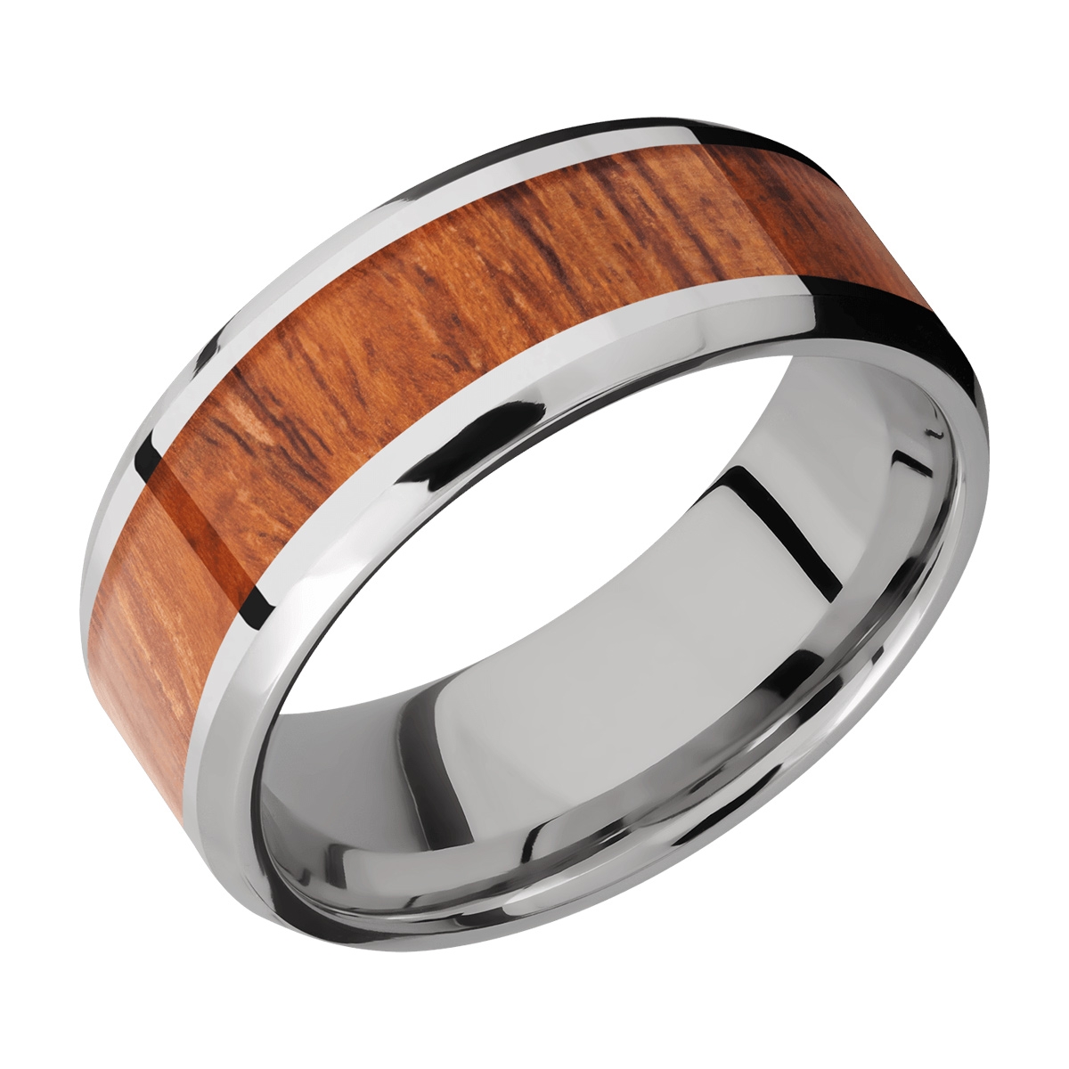 Lashbrook CC8B15(NS)/HARDWOOD Cobalt Chrome Wedding Ring or Band