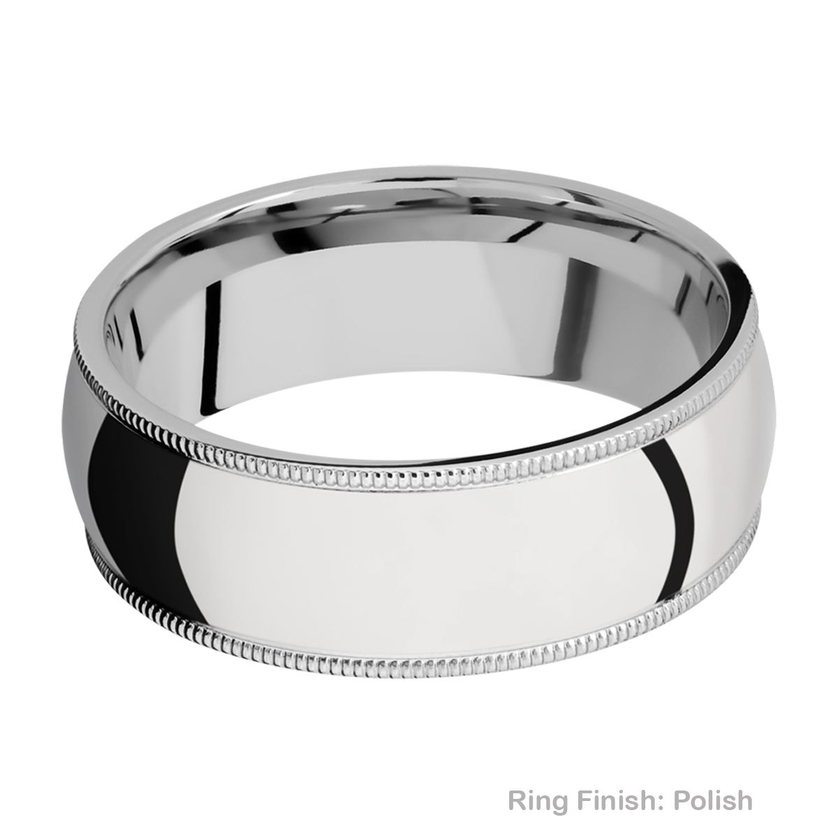 Lashbrook CC8DMIL Cobalt Chrome Wedding Ring or Band