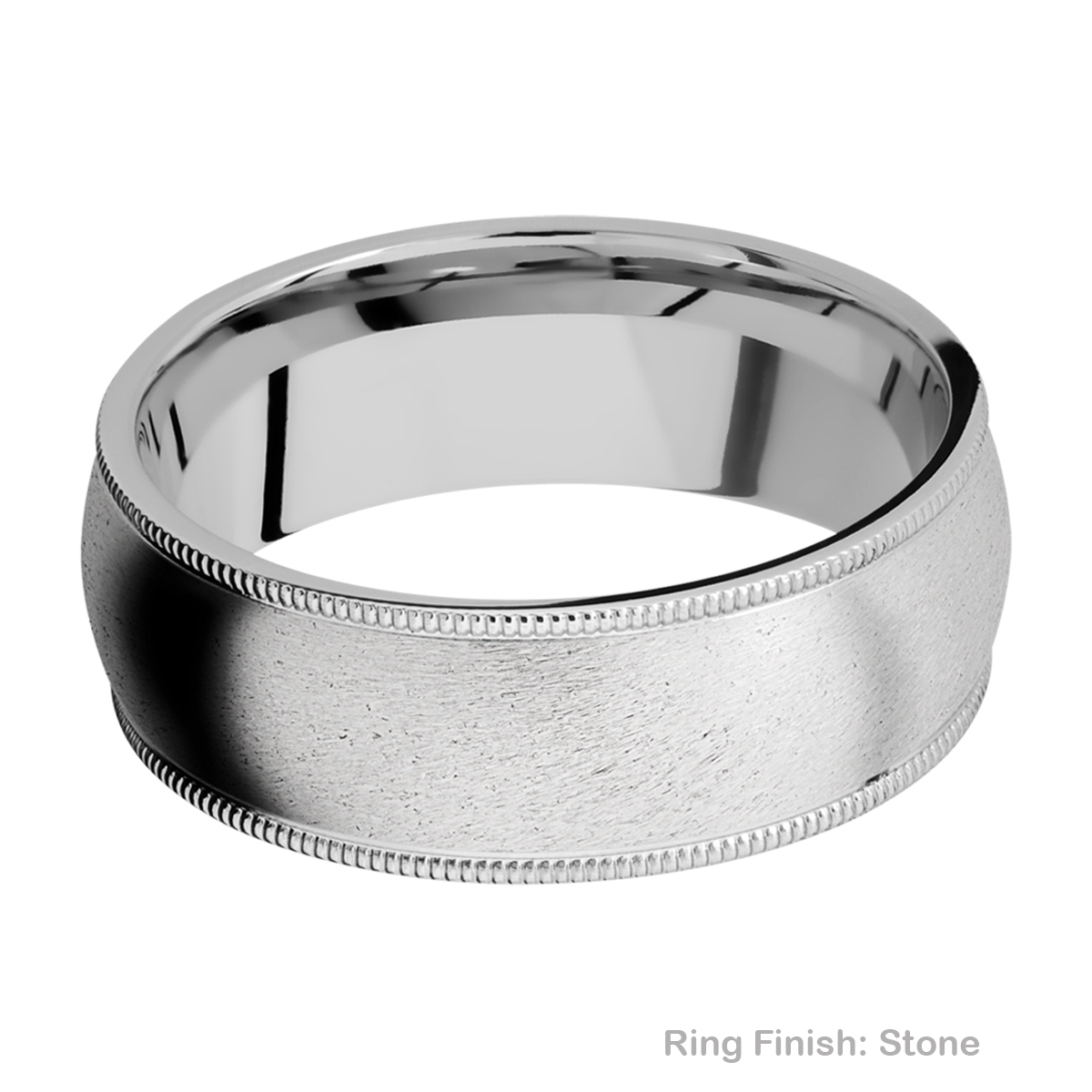 Lashbrook CC8DMIL Cobalt Chrome Wedding Ring or Band Alternative View 6