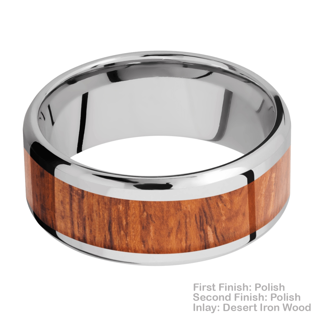Lashbrook CC9B16(NS)/HARDWOOD Cobalt Chrome Wedding Ring or Band