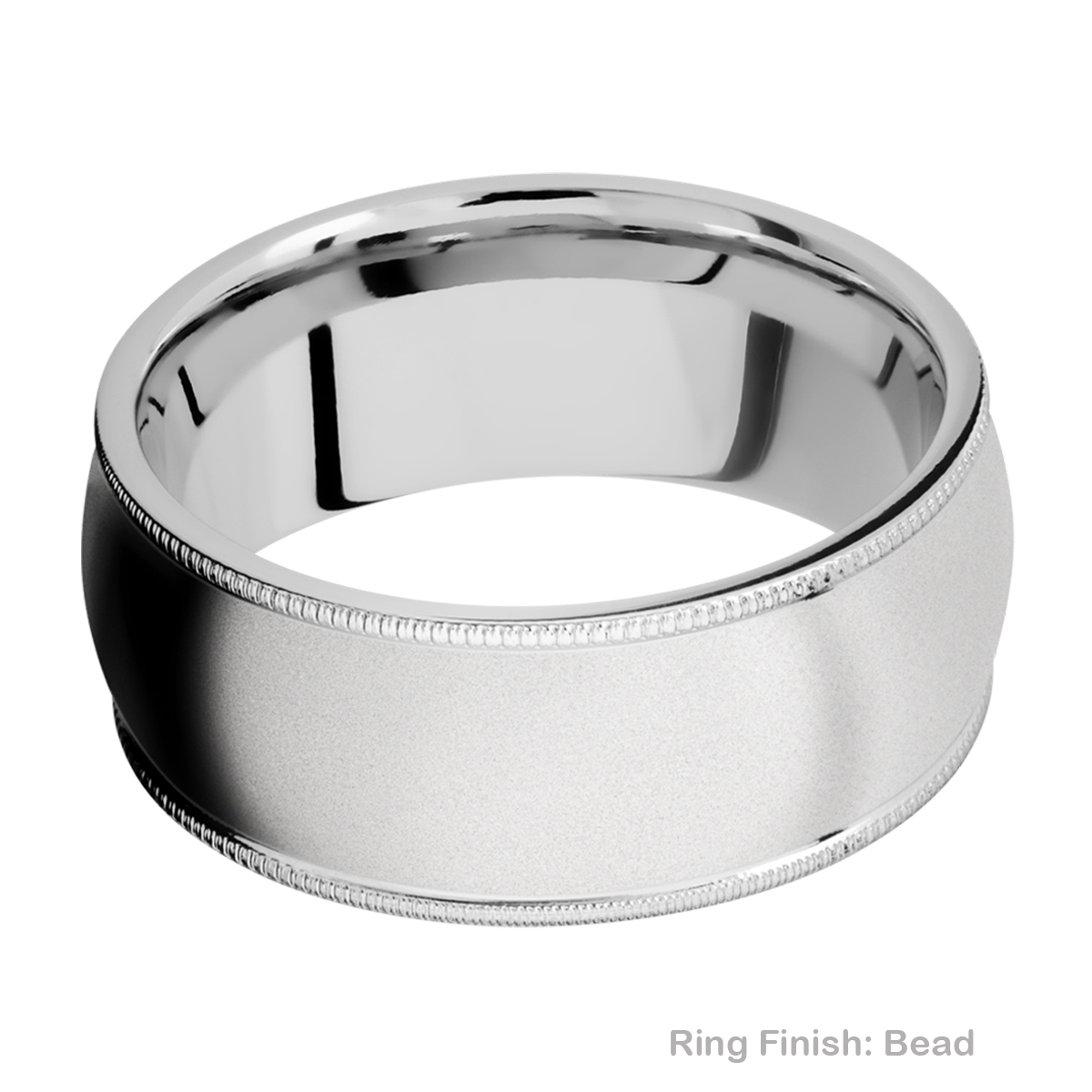 Lashbrook CC9DMIL Cobalt Chrome Wedding Ring or Band Alternative View 2