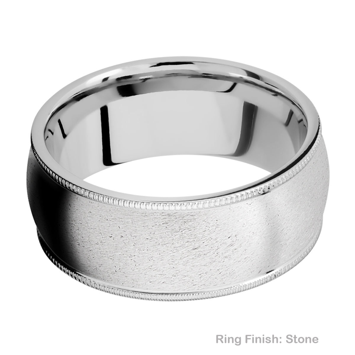 Lashbrook CC9DMIL Cobalt Chrome Wedding Ring or Band Alternative View 6